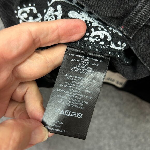 Free People We The Free Now or Never Denim Shorts Women's Size 25 Button Fly - Picture 5 of 10